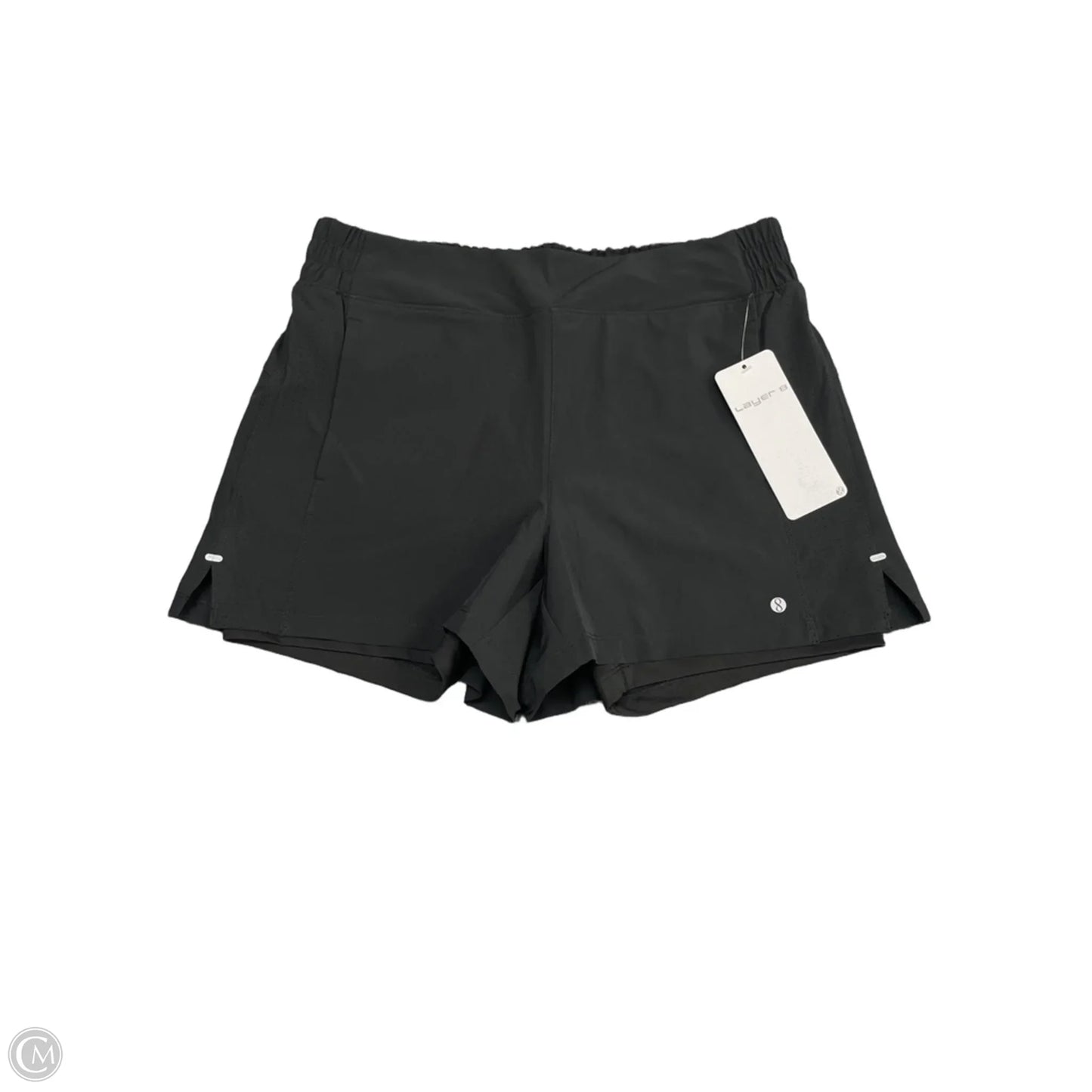 Athletic Shorts By Layer 8 In Black, Size: M