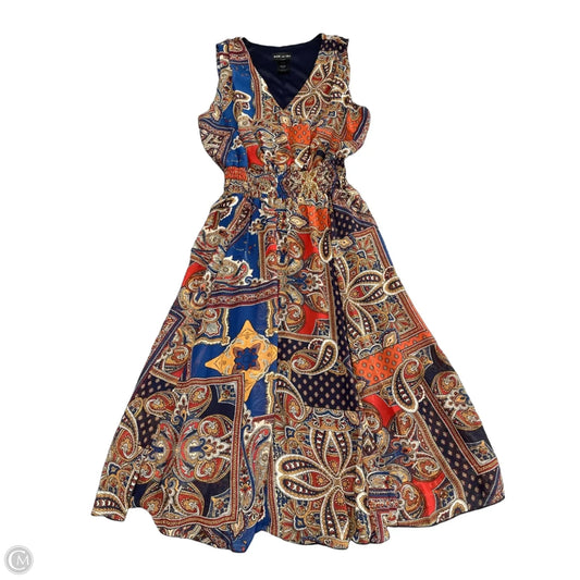 Dress Casual Midi By Kate And Lily In Multi-colored, Size: 8