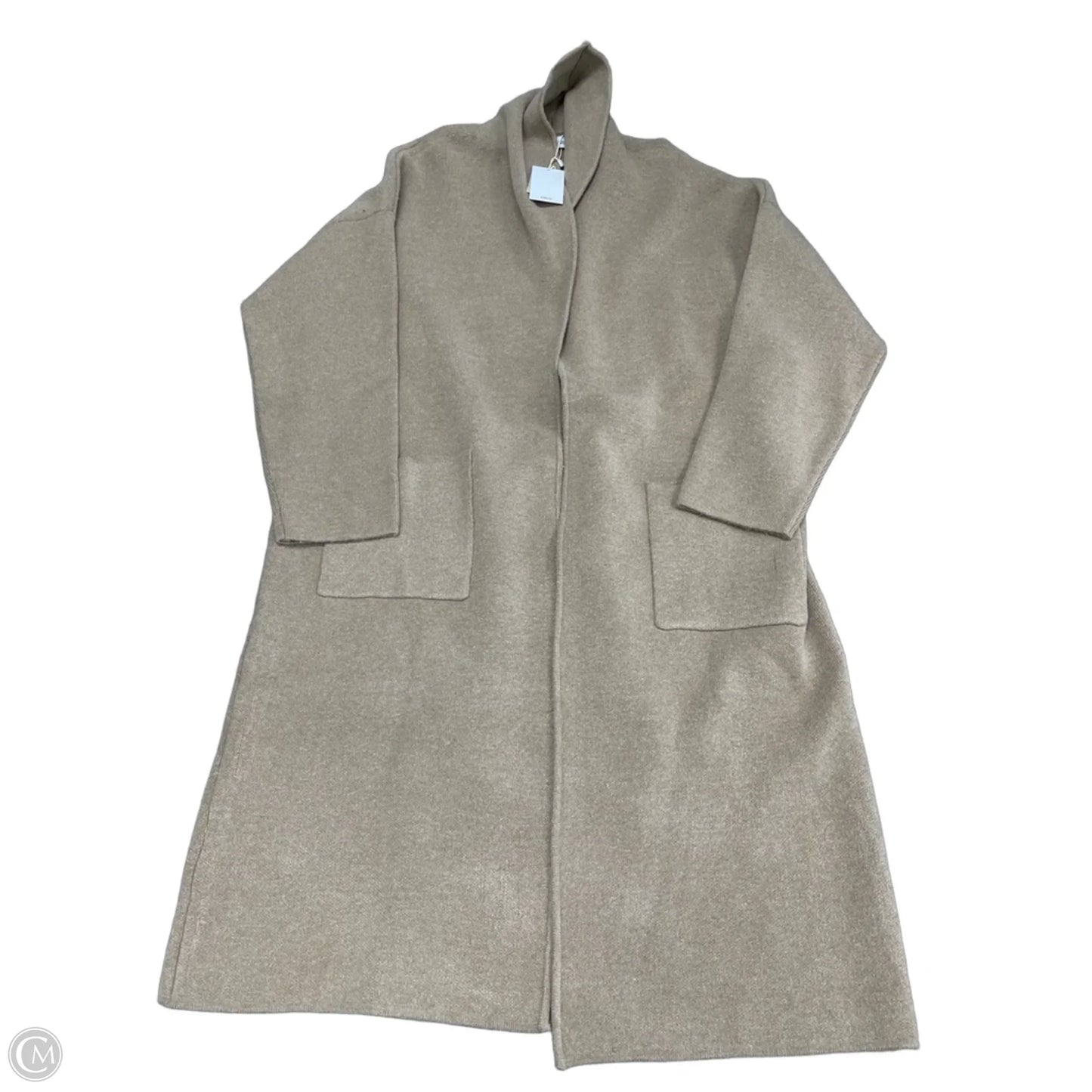 Sweater Cardigan By Mng In Tan, Size: Xl