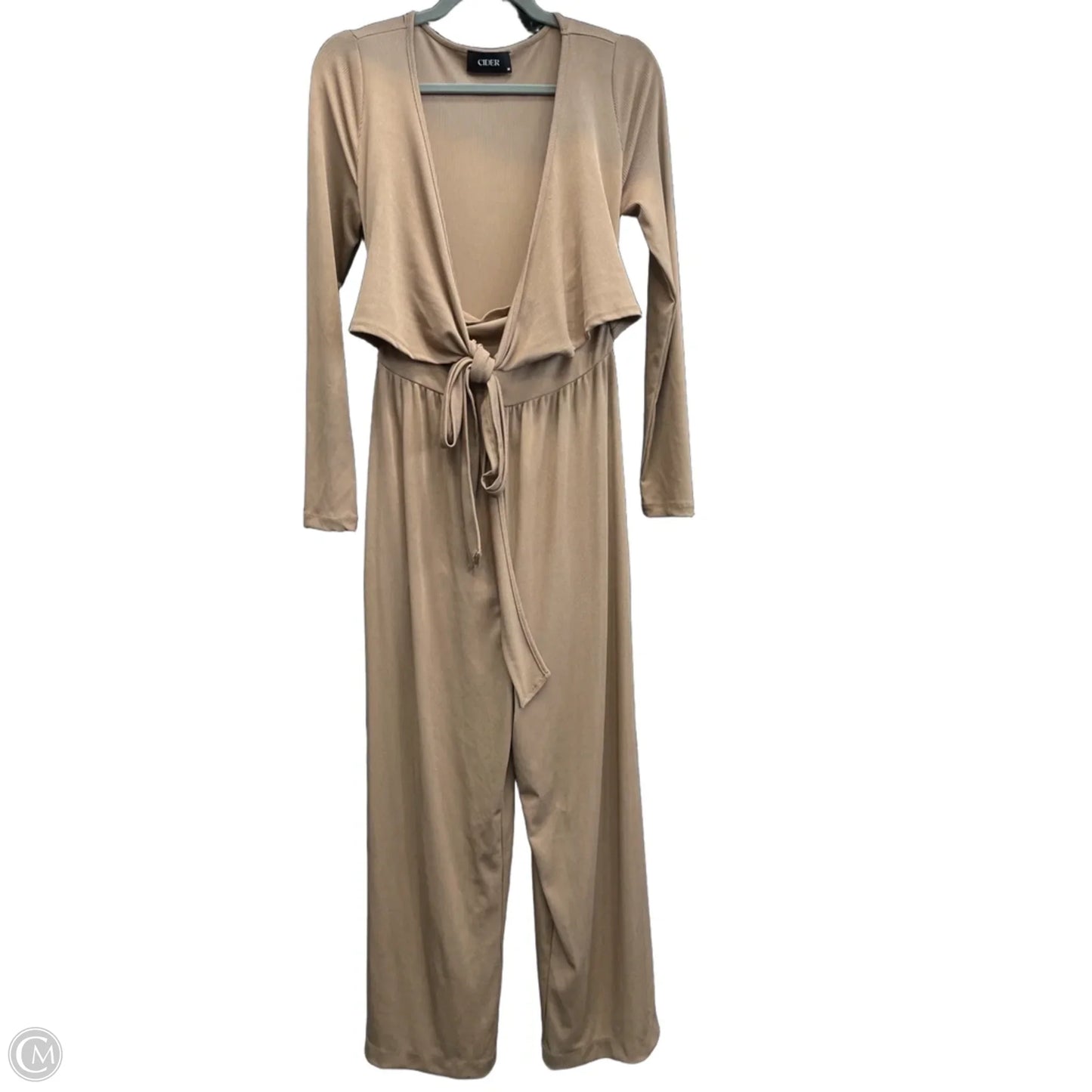 Jumpsuit By Cider In Tan, Size: M