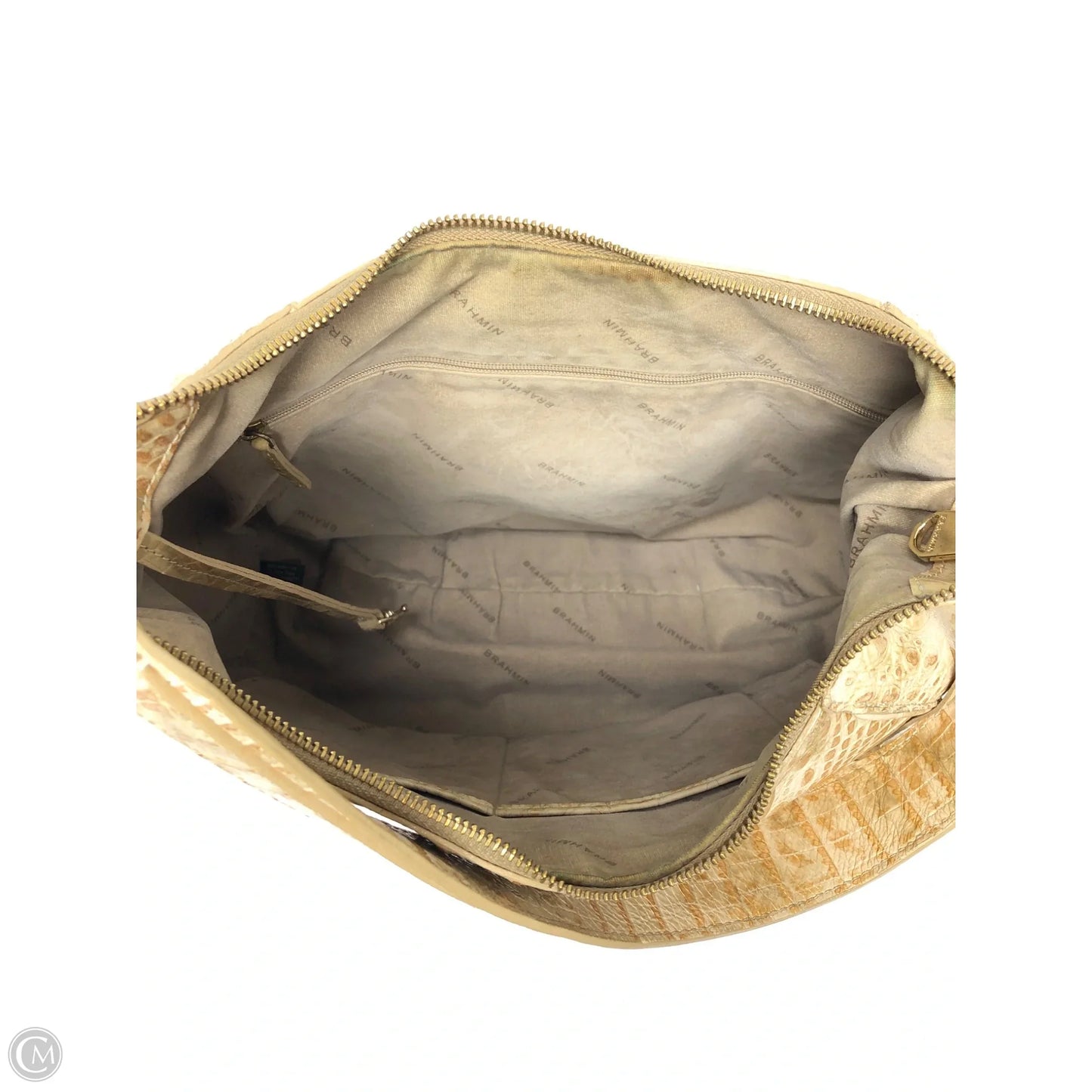 Handbag Designer By Brahmin, Size: Large