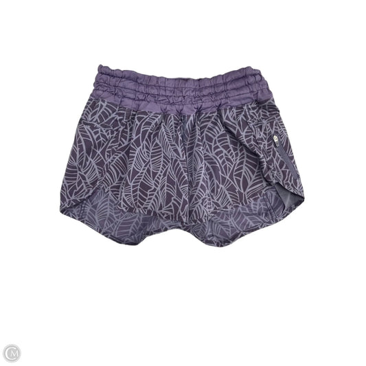 Athletic Shorts By Lululemon In Navy, Size: 4