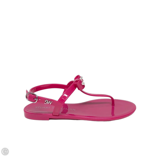 Sandals Designer By Stuart Weitzman In Pink, Size: 7