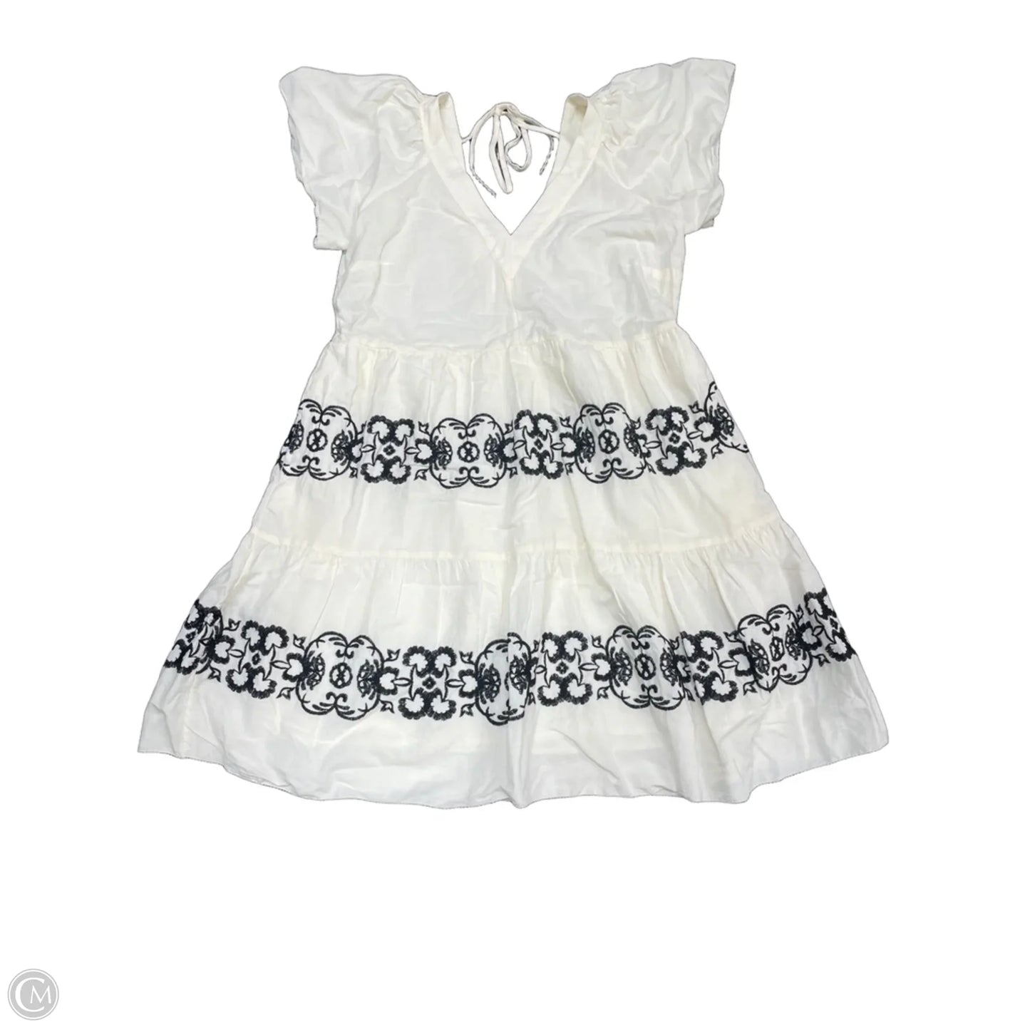 Dress Casual Short By Old Navy In Black & Cream, Size: S