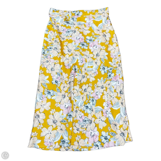 Skirt Midi By Clothes Mentor In Floral Print, Size: S