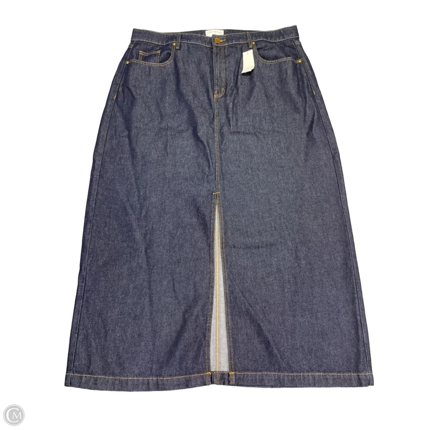 Skirt Maxi By Lane Bryant In Blue Denim, Size: 18