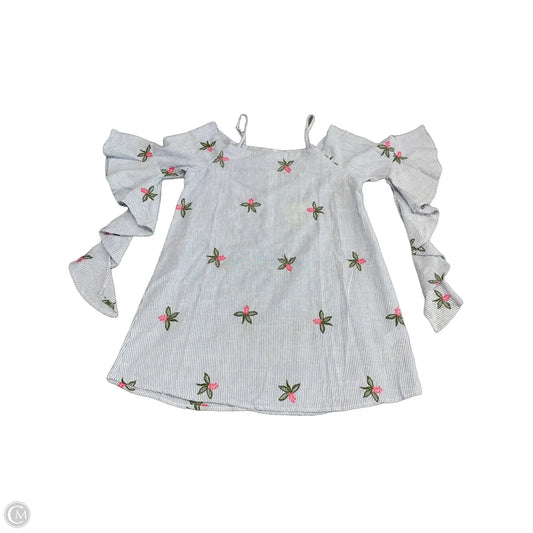 Top 3/4 Sleeve By Hayden La In Blue, Size: S