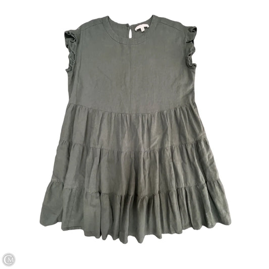 Dress Casual Short By Adyson Parker In Green, Size: 2x