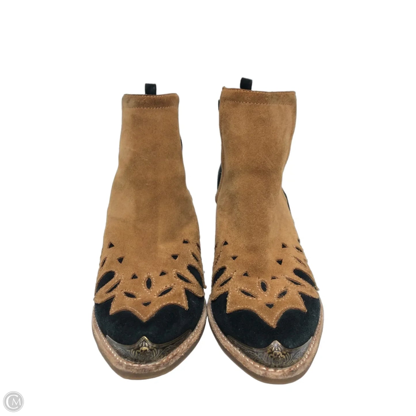 Boots Western By Jeffrey Campbell In Black & Brown, Size: 9