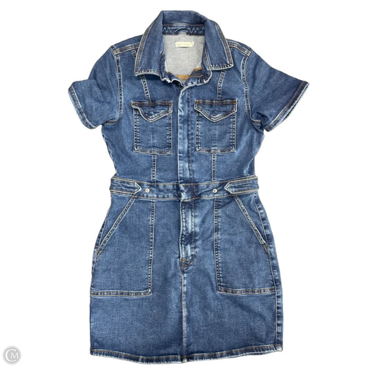 Dress Casual Short By Good American In Blue Denim, Size: Xl