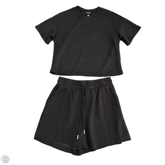 Shorts Set By Scoop In Black, Size: Xs