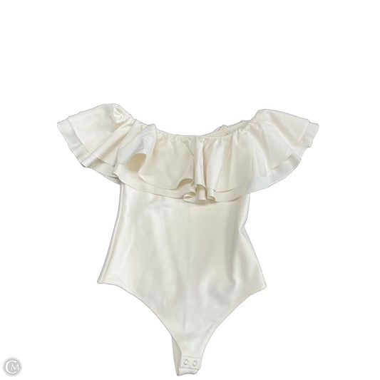 Bodysuit By Express In Cream, Size: S