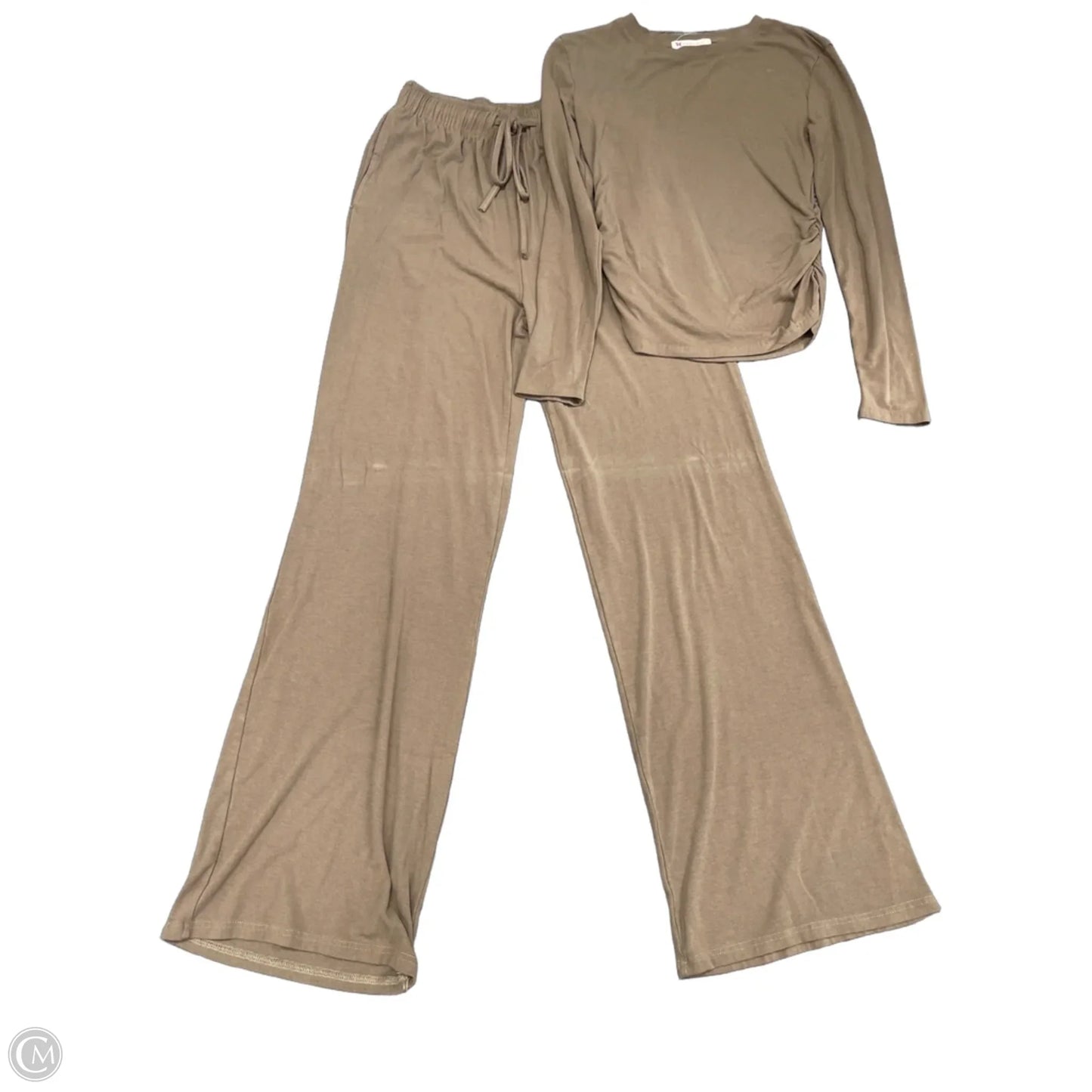 Pants Set 2pc By Cme In Taupe, Size: S