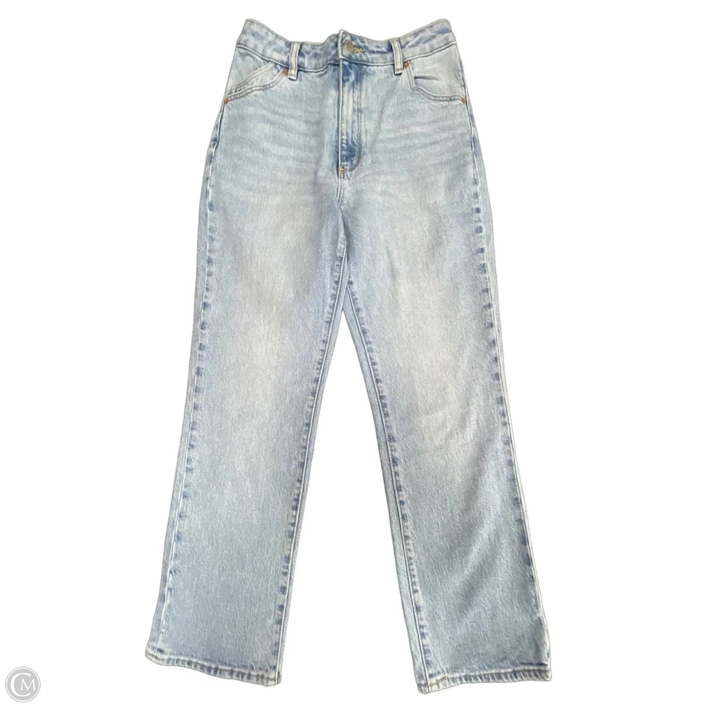 Jeans Straight By Rollas In Blue Denim, Size: 6