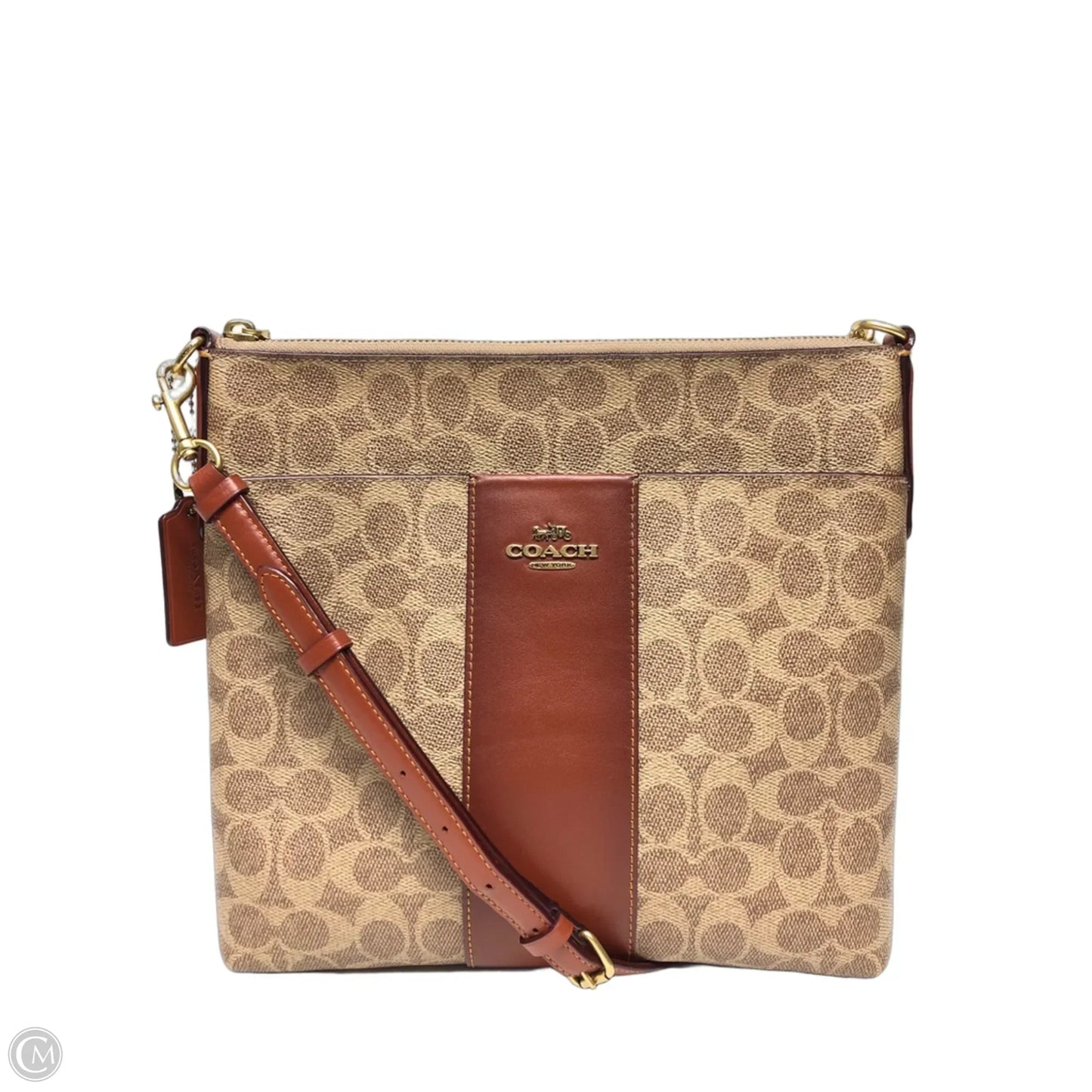 Crossbody Designer By Coach, Size: Large