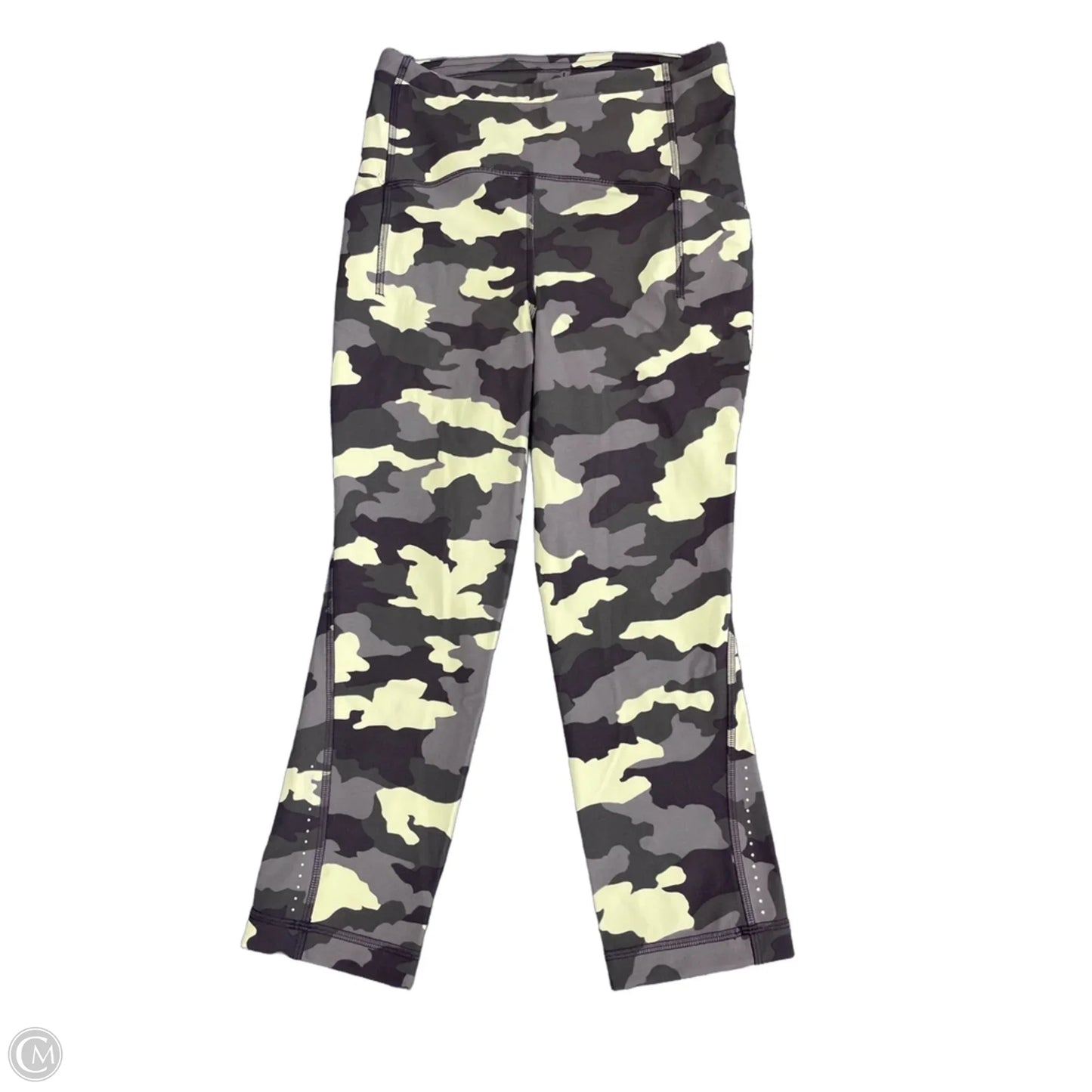 Athletic Leggings Capris By Lululemon In Camouflage Print, Size: 4