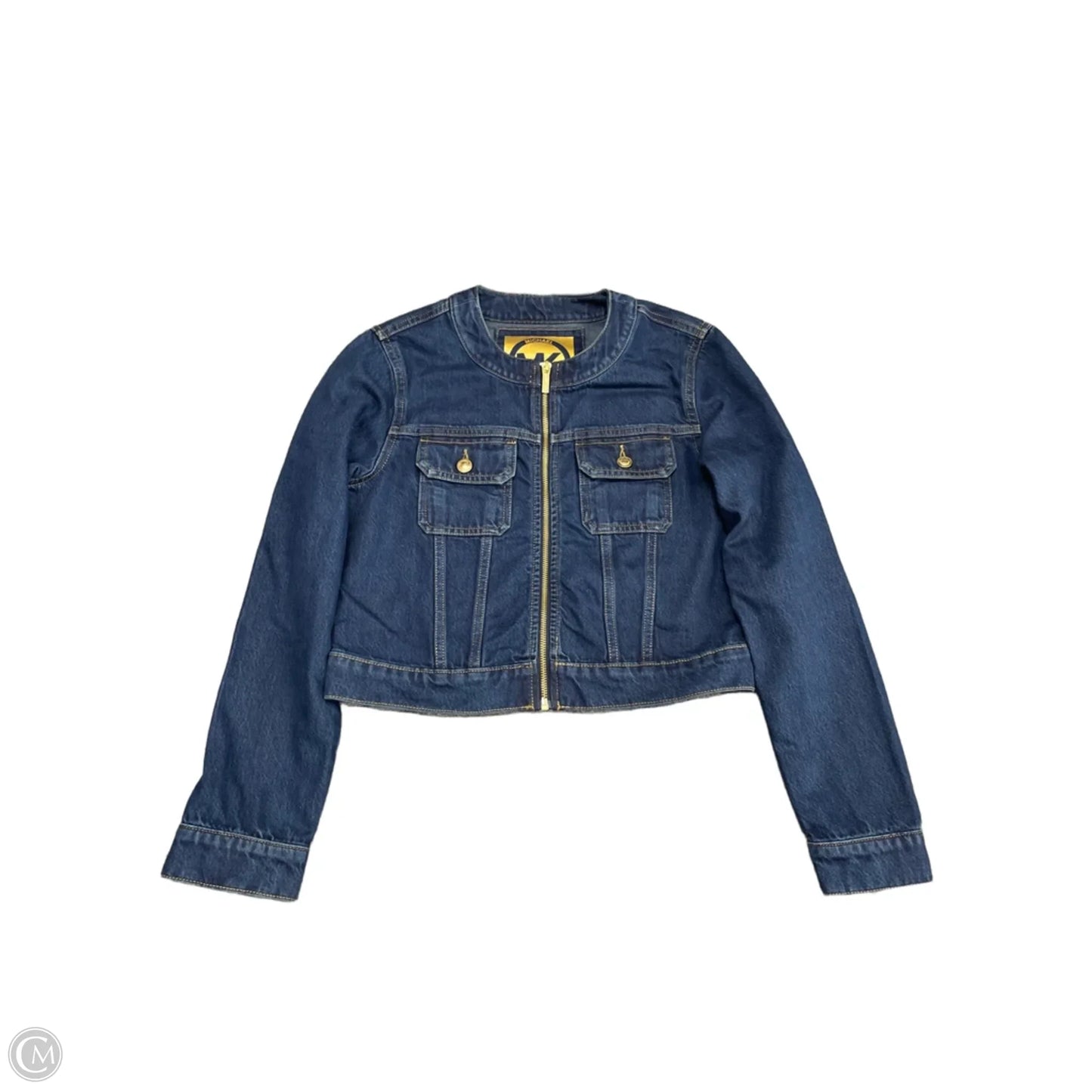 Jacket Denim By Michael By Michael Kors In Blue Denim, Size: Sp