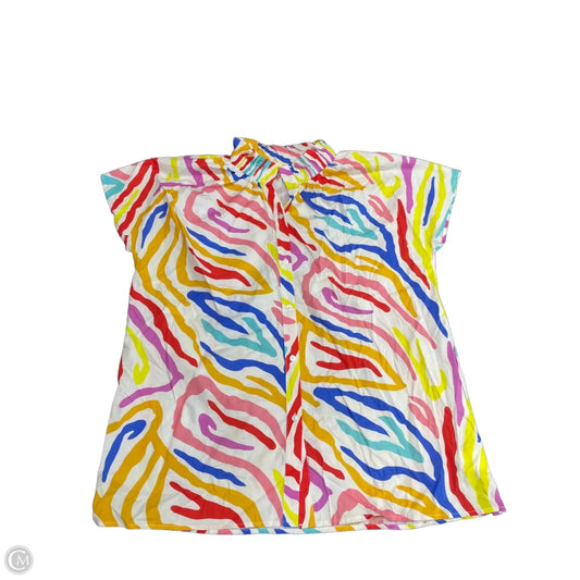 Tunic Short Sleeve By Clothes Mentor In Multi-colored, Size: Xl