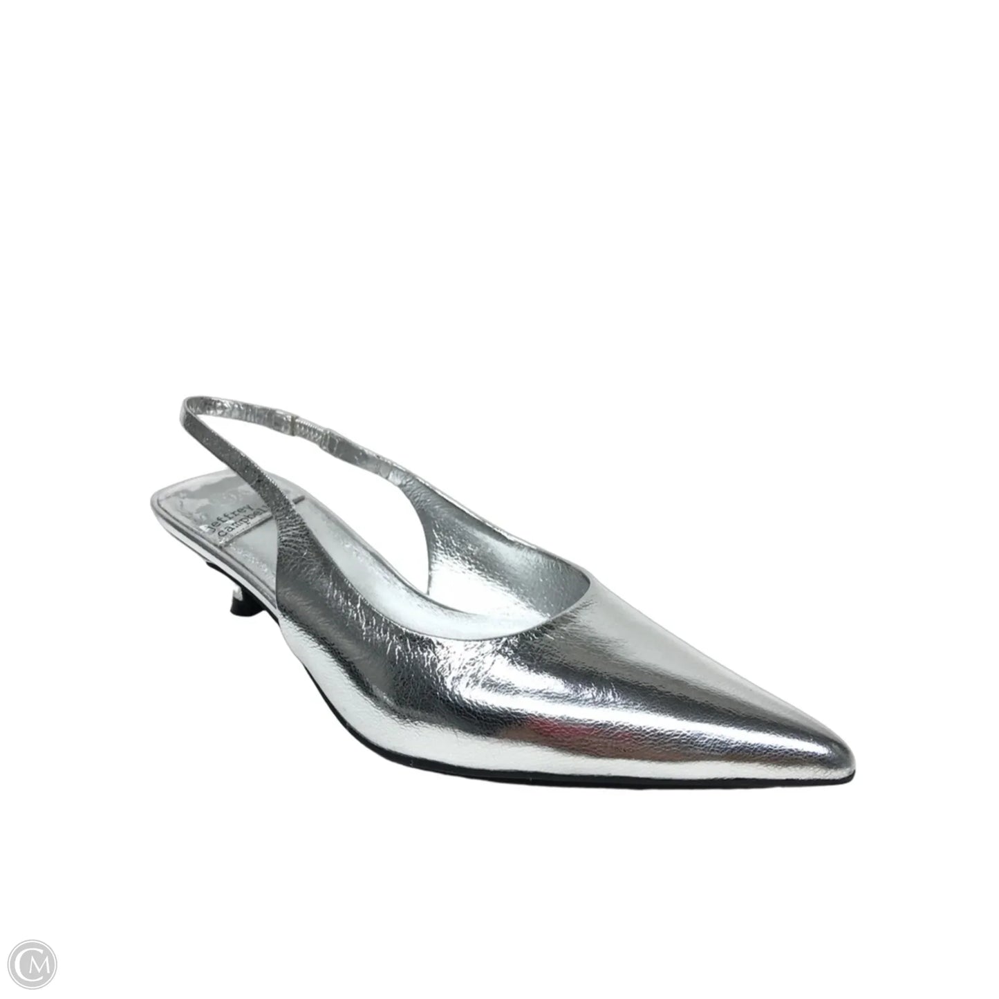 Shoes Heels Kitten By Jeffrey Campbell In Silver, Size: 6