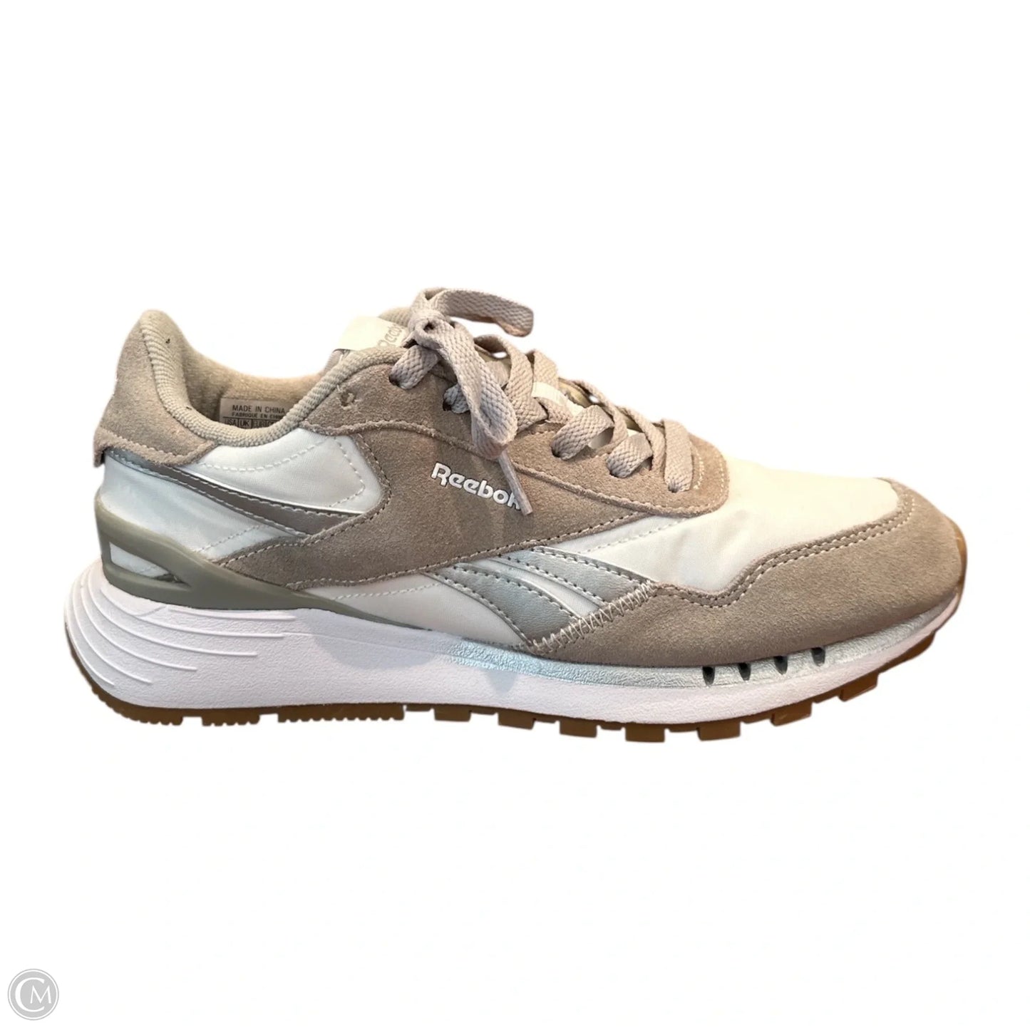 Shoes Athletic By Reebok In Grey & White, Size: 8