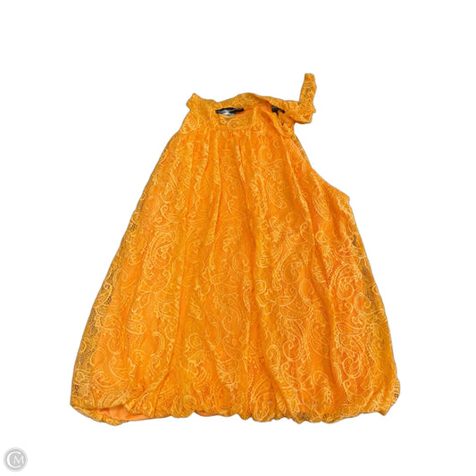 Top Sleeveless By Ashley Stewart In Orange, Size: 3x