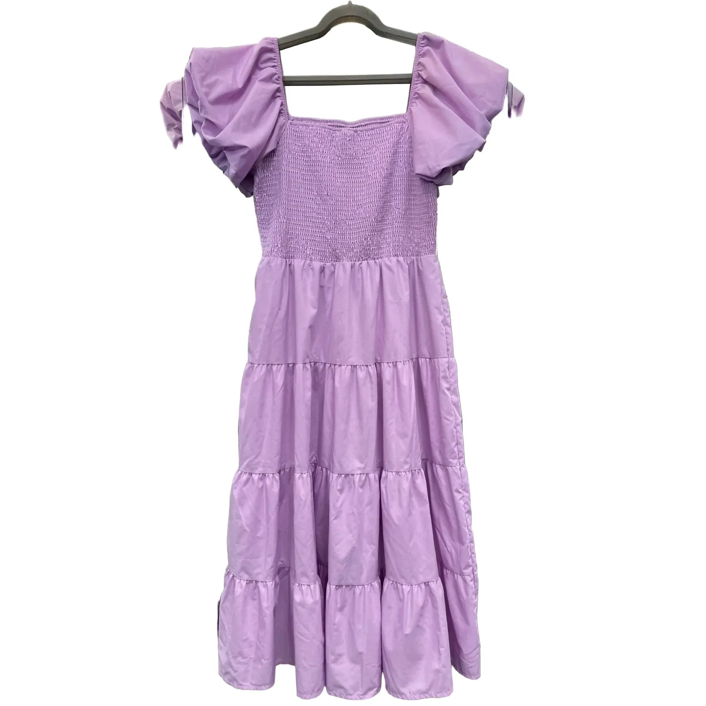 Dress Casual Midi By Prettygarden In Purple, Size: Xl