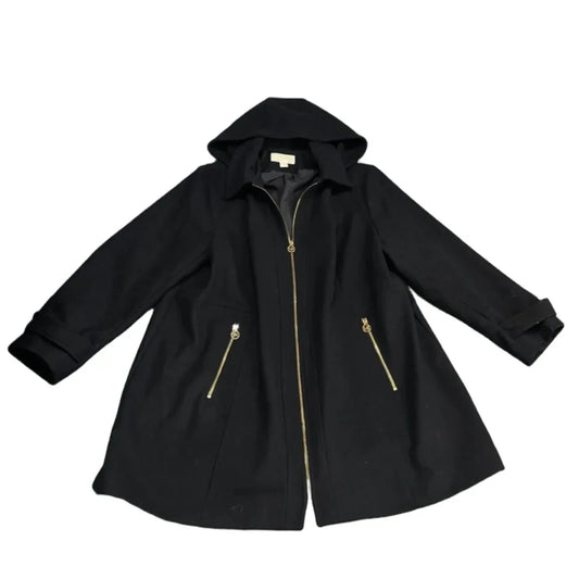 Coat Wool By Michael By Michael Kors In Black, Size: 22