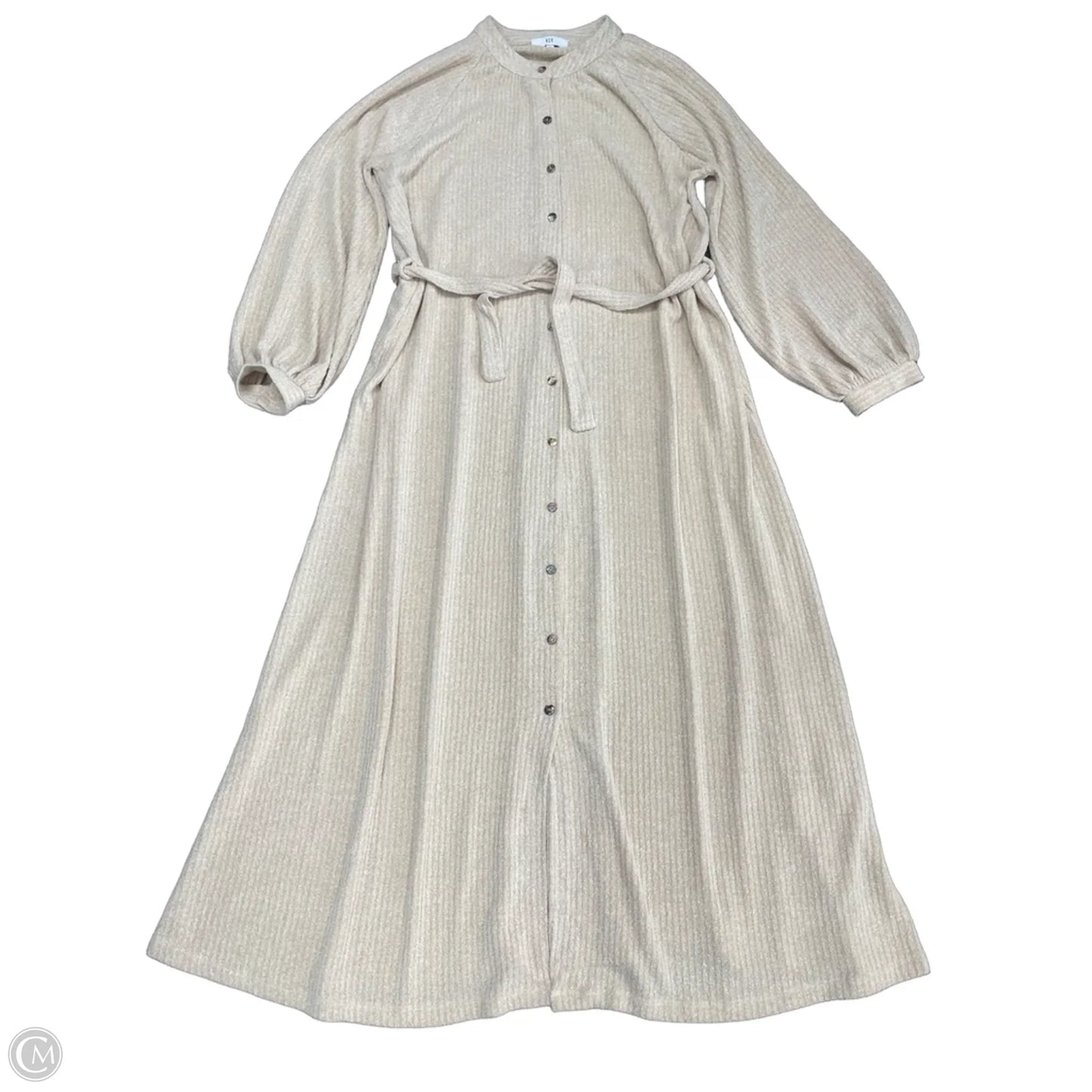 Dress Sweater By Clothes Mentor In Beige, Size: M