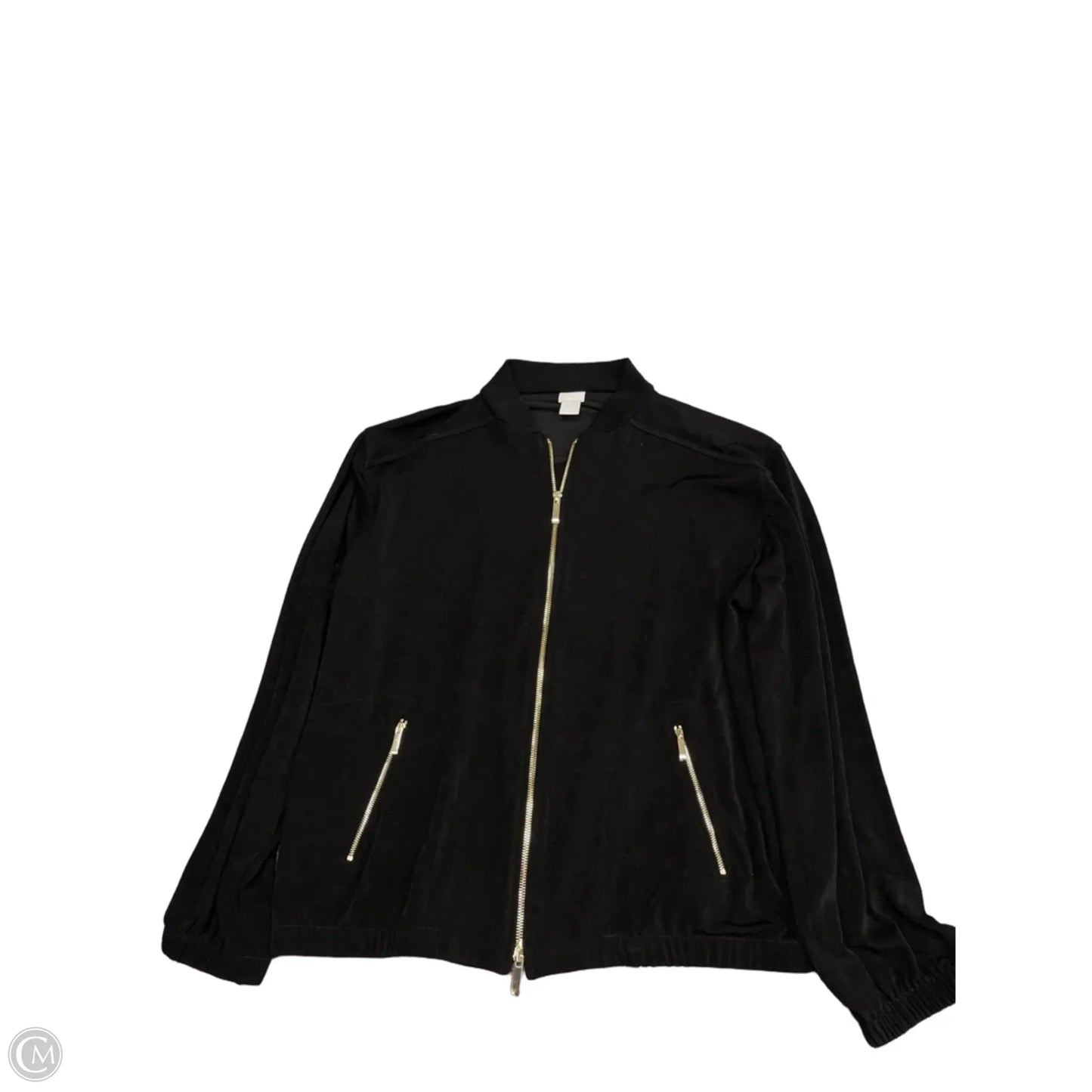 Jacket Other By Chicos In Black, Size: L