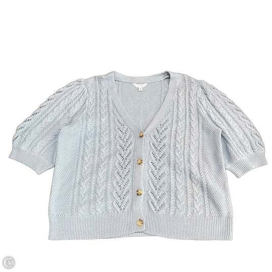 Cardigan By Time And Tru In Blue, Size: Xl