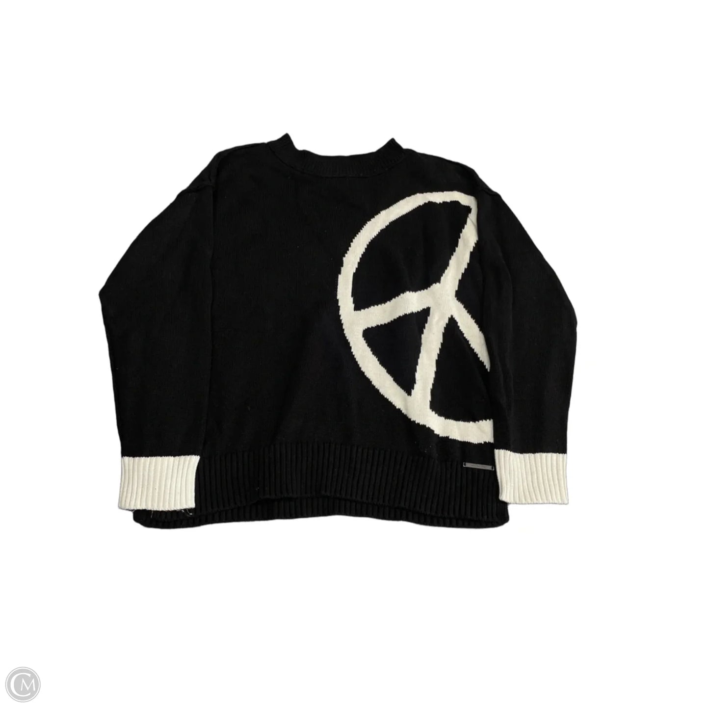 Sweater By Peace Love World In Black, Size: L