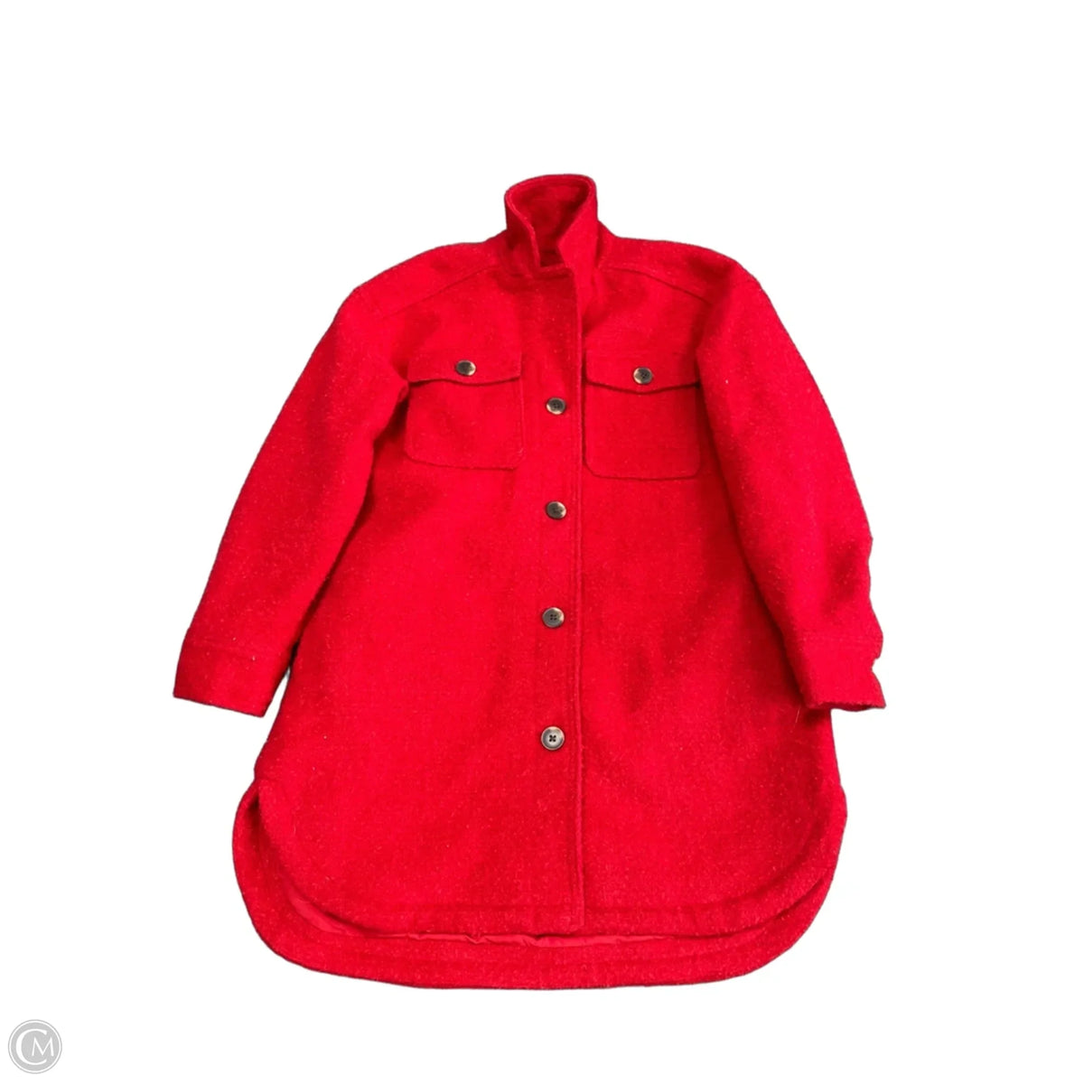 Coat Wool By Old Navy In Red, Size: S