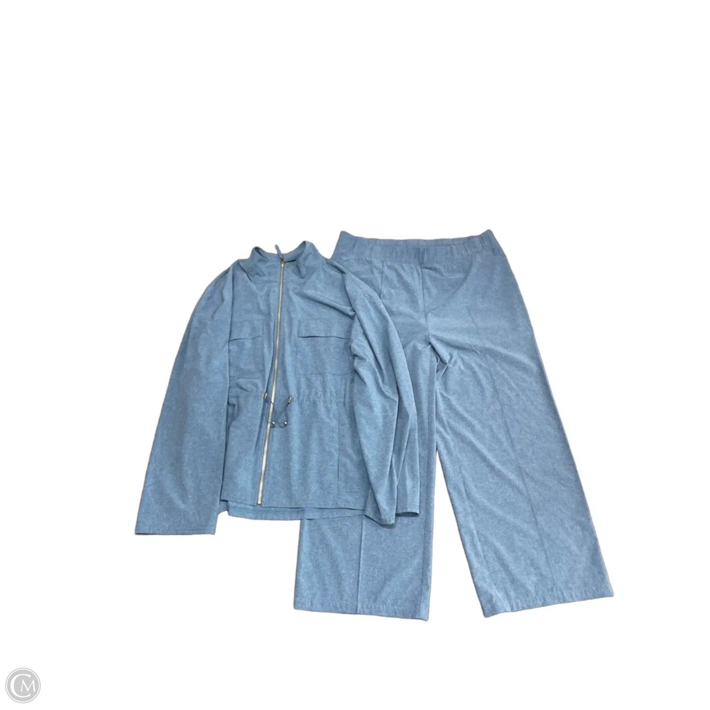 Pants Set 2pc By Chicos In Blue, Size: L