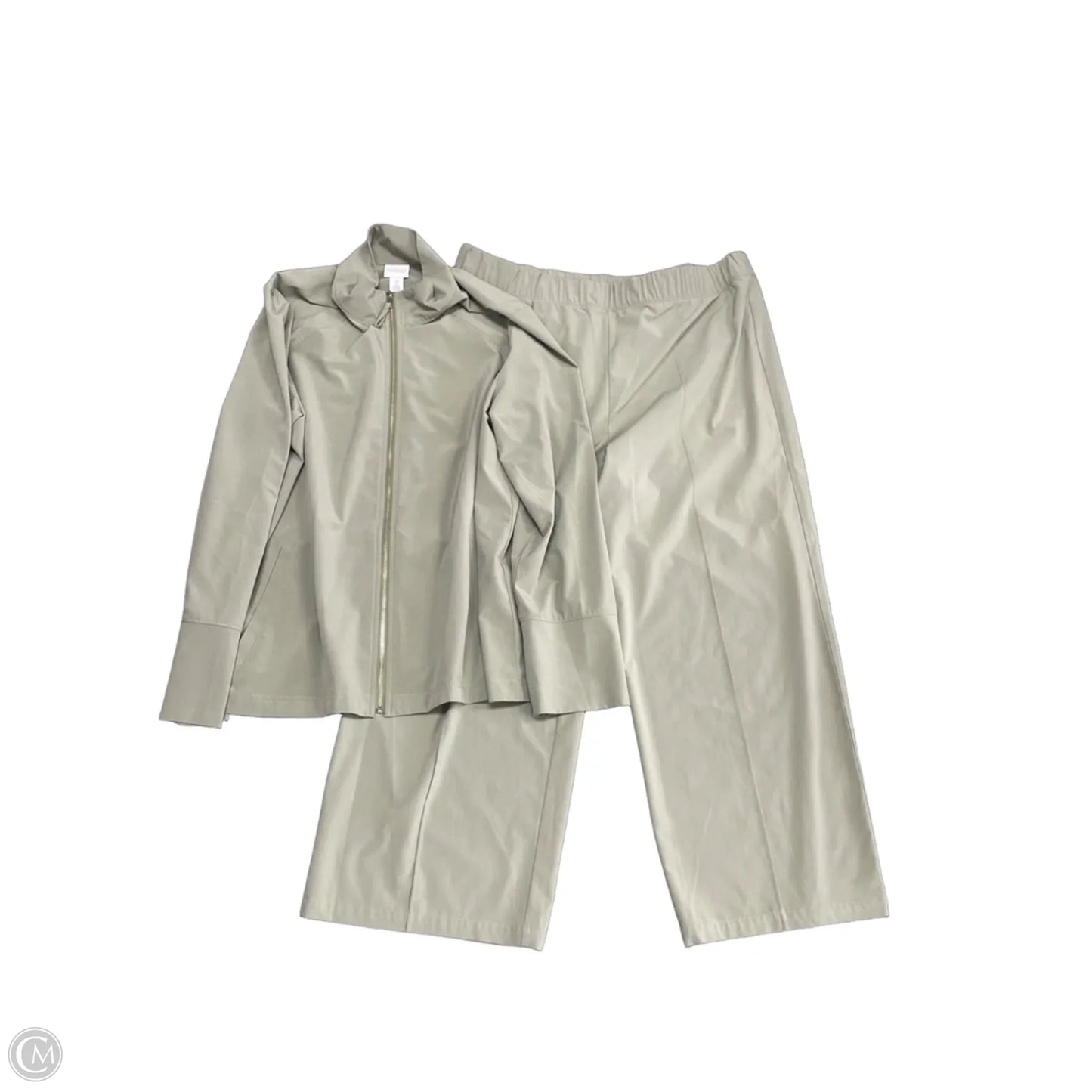 Pants Set 2pc By Chicos In Green, Size: L