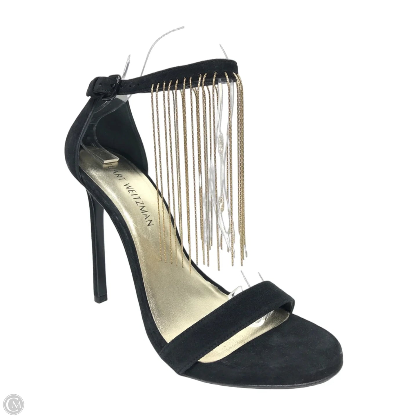 Sandals Designer By Stuart Weitzman In Black, Size: 10