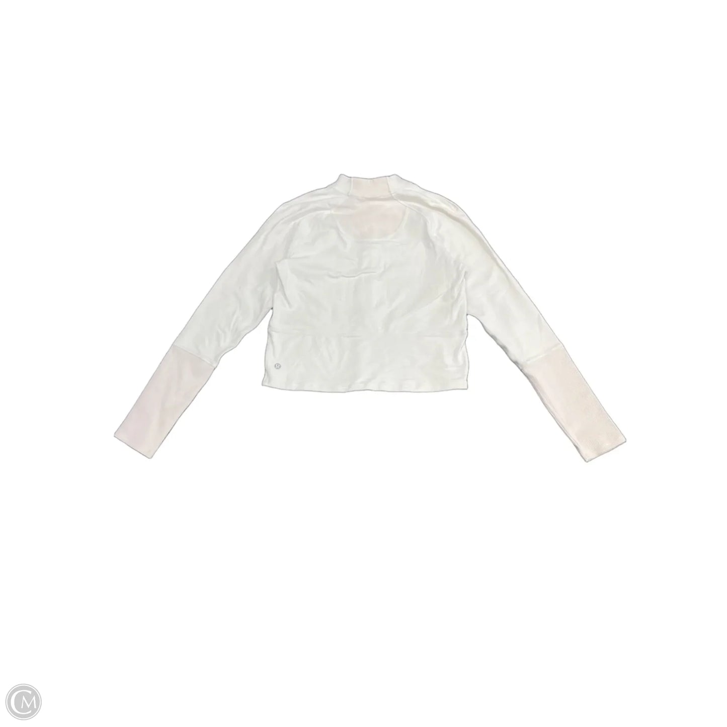 Athletic Jacket By Lululemon In Ivory, Size: 8