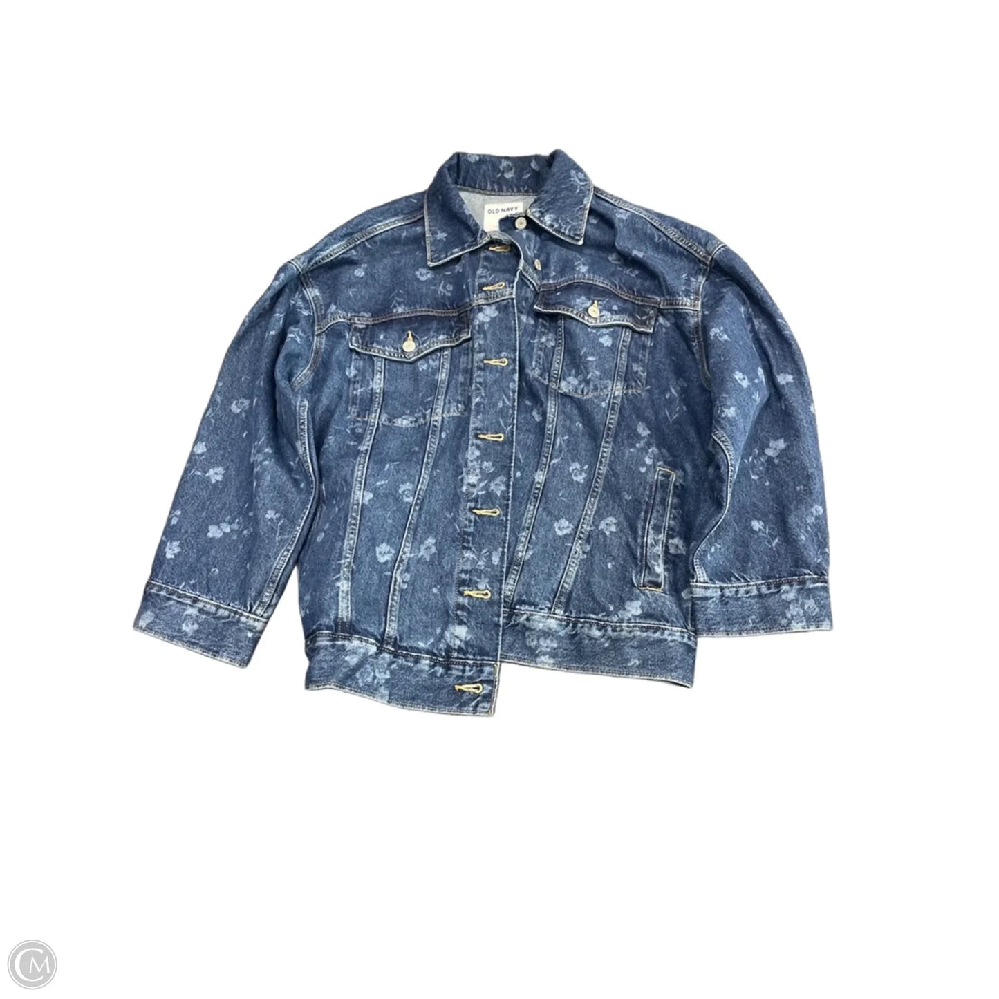 Jacket Denim By Old Navy In Blue Denim, Size: L