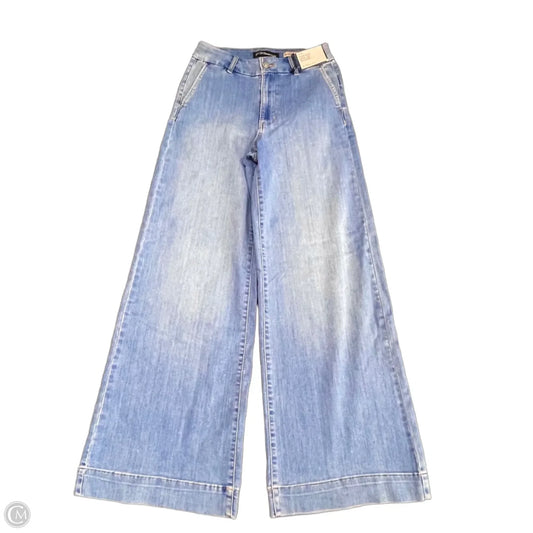 Jeans Wide Leg By Bcbgeneration In Blue Denim, Size: 8