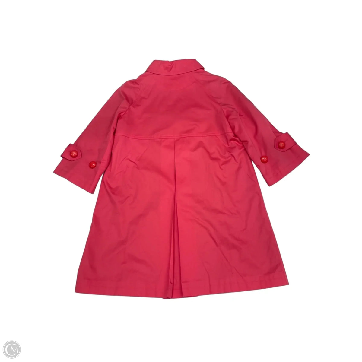 Coat Raincoat By Fleurette Passport In Coral, Size: M