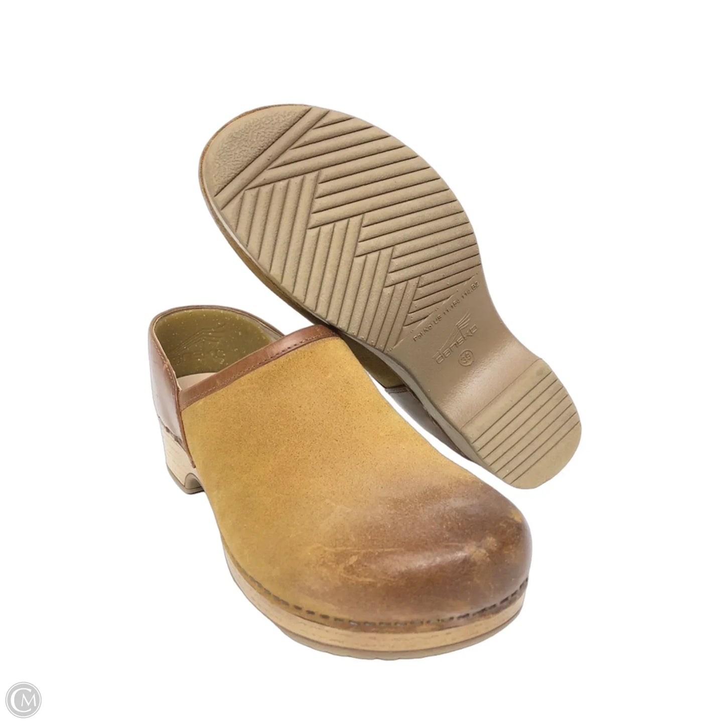 Shoes Heels Wedge By Dansko In Brown, Size: 9