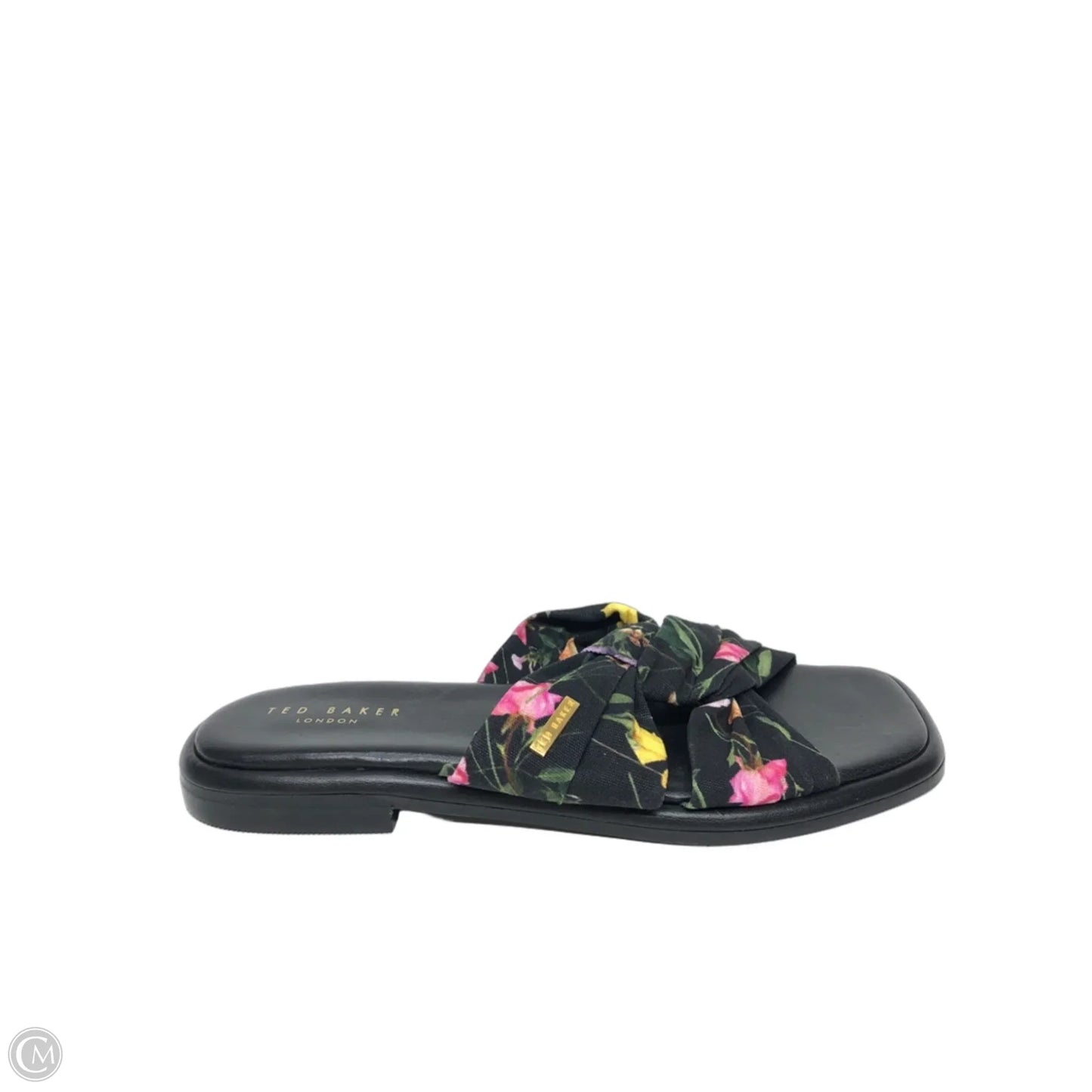 Sandals Flats By Ted Baker In Floral Print, Size: 7