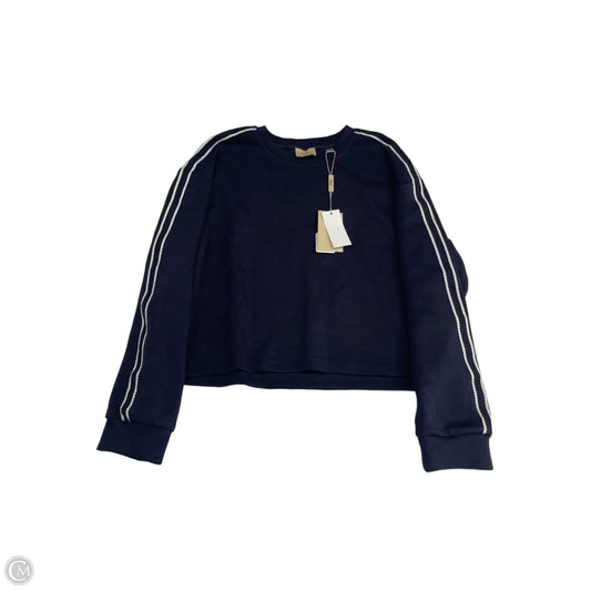 Sweatshirt Crewneck By Elie Tahari In Navy, Size: L