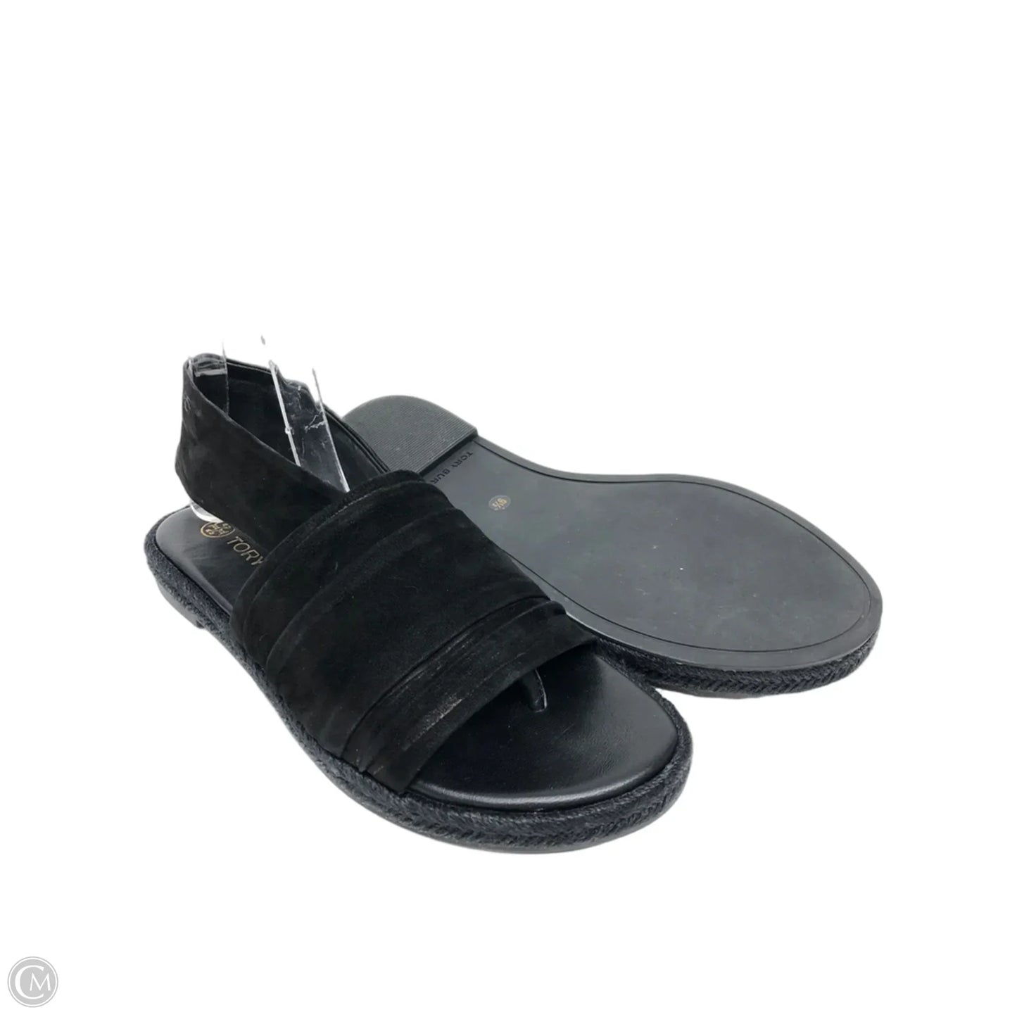 Sandals Designer By Tory Burch In Black, Size: 9.5