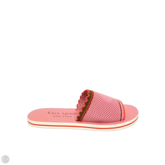 Sandals Flats By Kate Spade In Pink, Size: 10