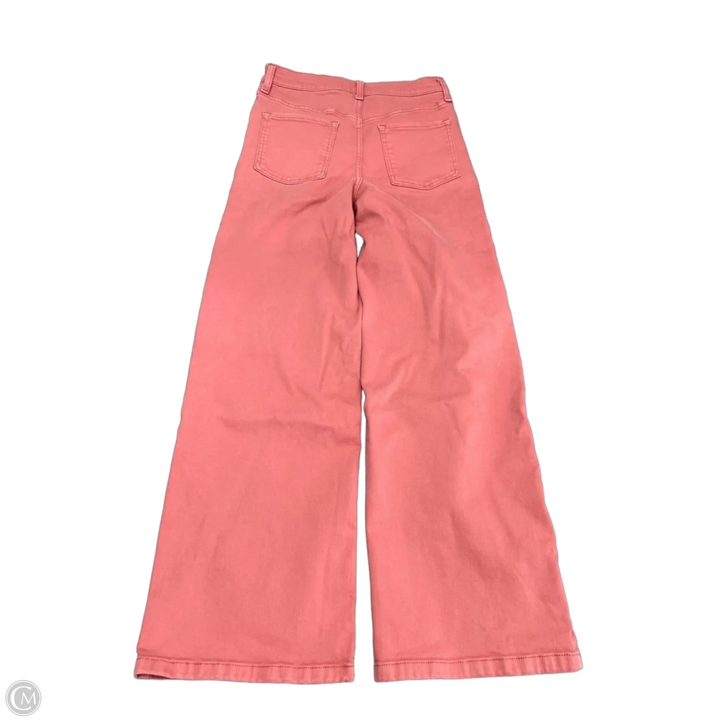 Jeans Wide Leg By Banana Republic In Red Denim, Size: 4