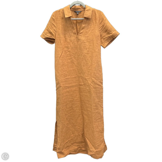 Dress Casual Maxi By Banana Republic In Brown, Size: M
