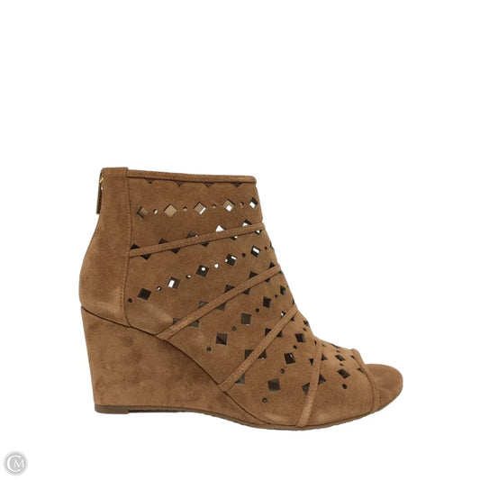 Shoes Heels Wedge By Michael By Michael Kors In Brown, Size: 9.5