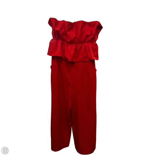Jumpsuit By Sugar Lips In Red, Size: M