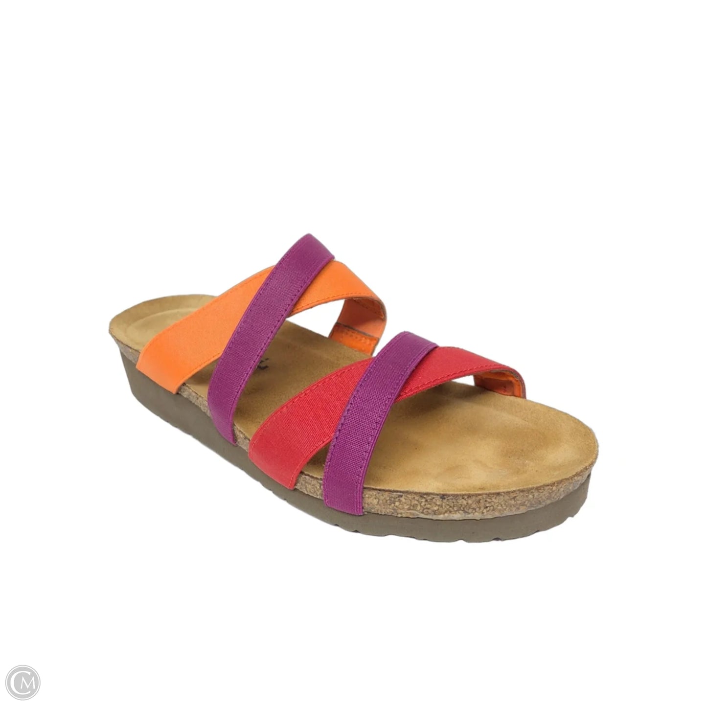 Sandals Heels Wedge By Naot In Purple & Red, Size: 9