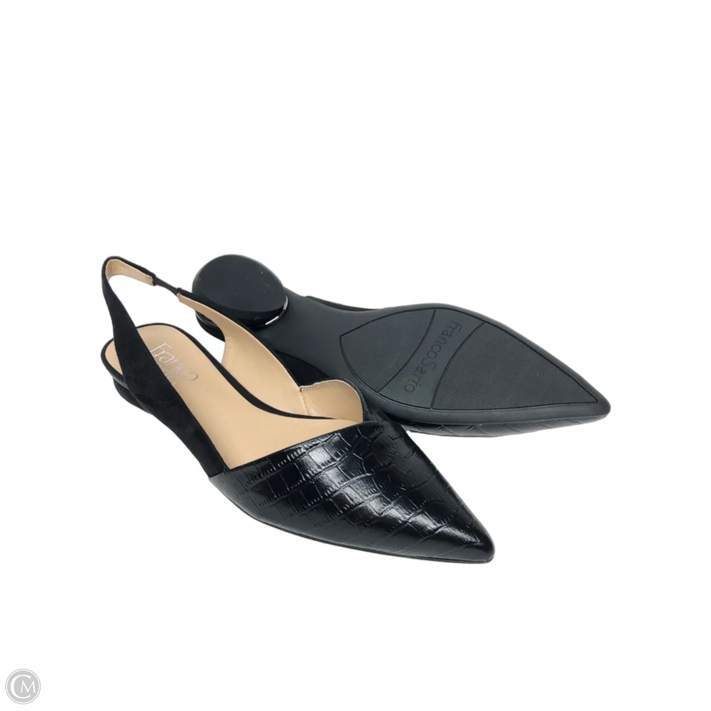 Shoes Flats By Franco Sarto In Black, Size: 6.5